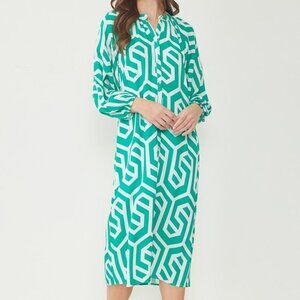 Geo Girl Midi Dress